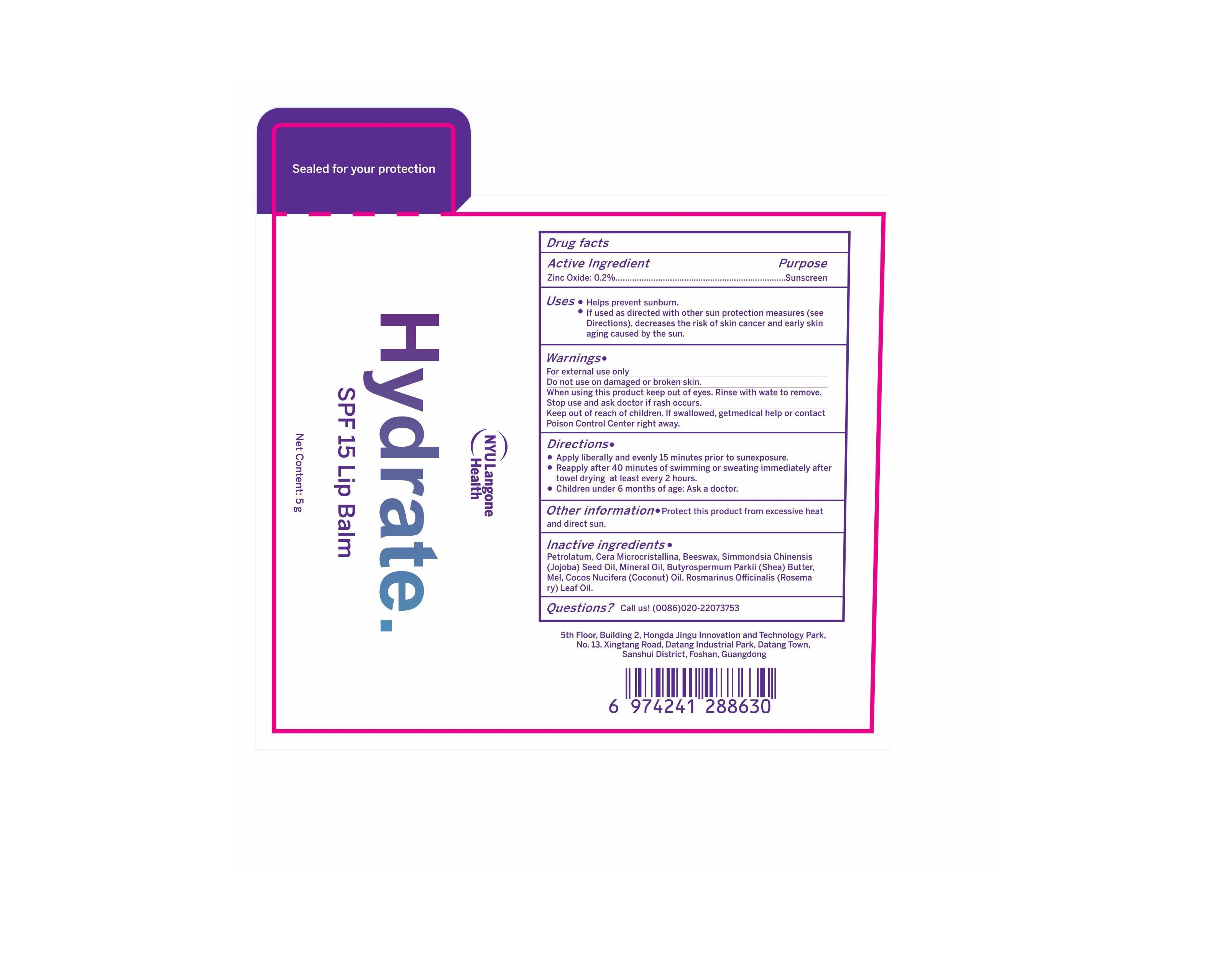 Pill image for Nyu Langone Health Lip Balm