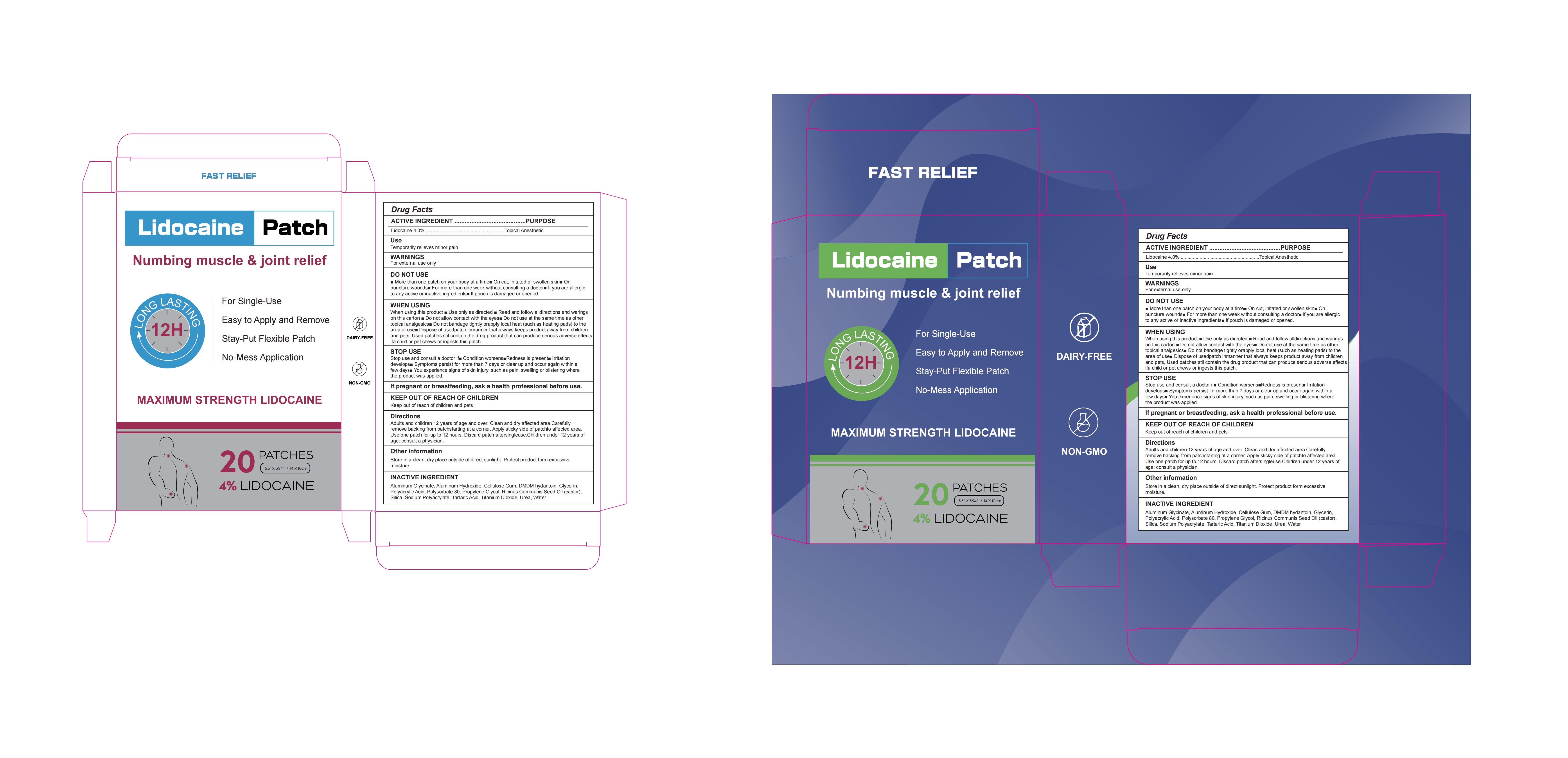 Pill image for 85839-007 Lidocaine Patch