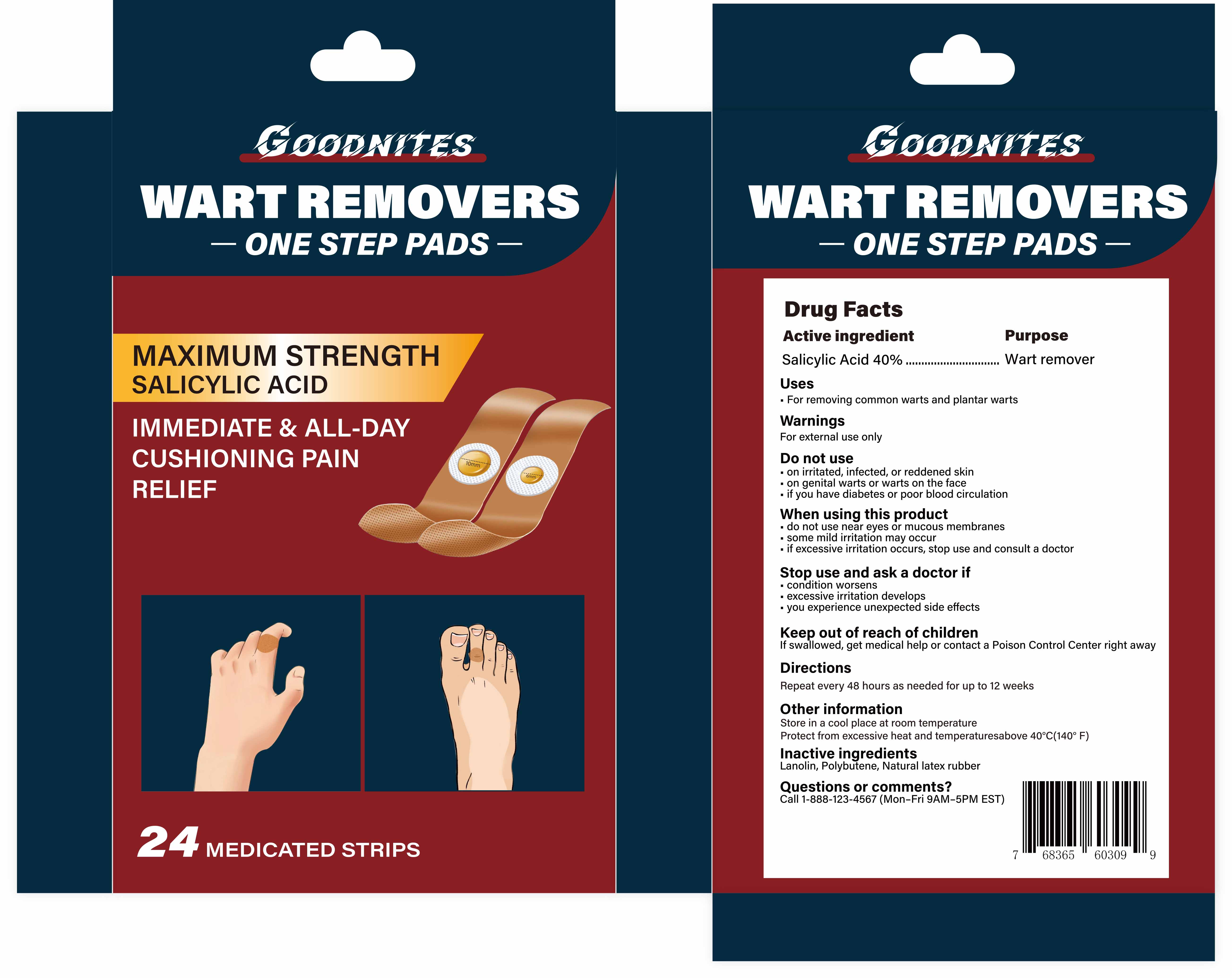 Pill image for 85578-004 Goodnites Wart Remover Bandaid