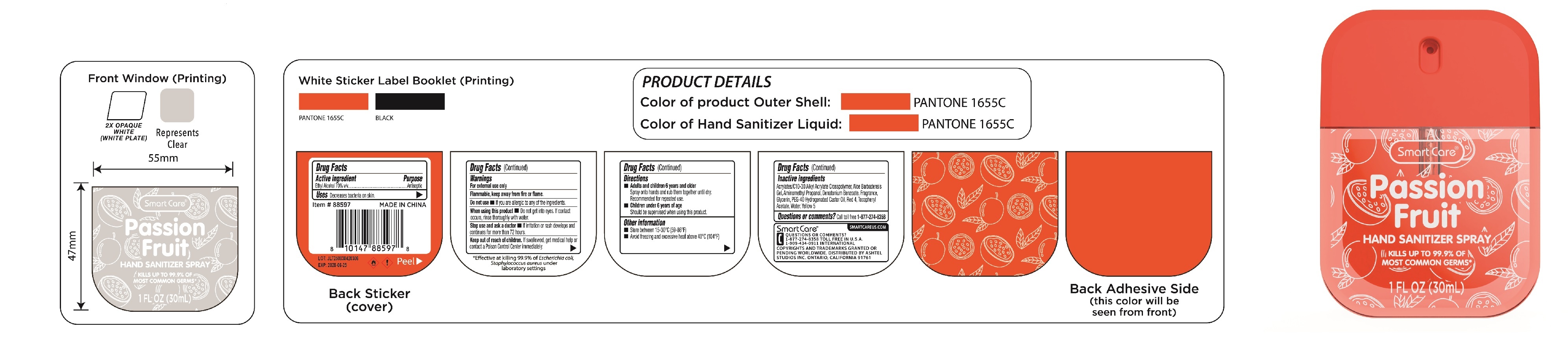 Pill image for Smart Care Assorted Hand Sanitizer -passion Fruit