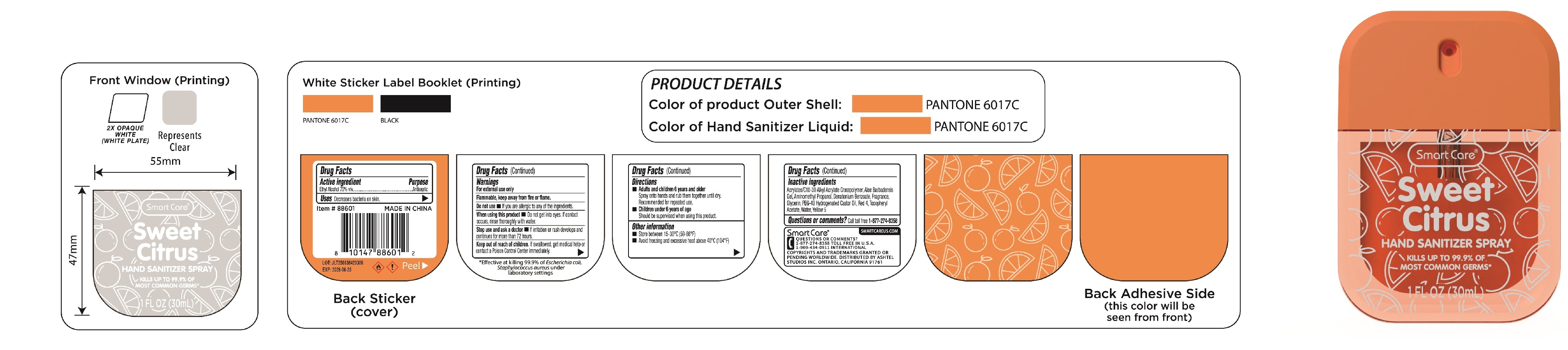 Pill image for Smart Care Assorted Hand Sanitizer -sweet Citrus