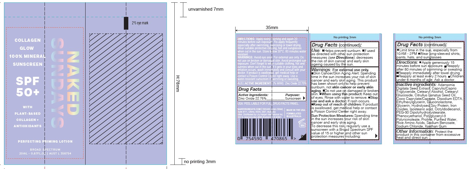Pill image for Naked Sundays Collagen Glow Mineral Sunscreen