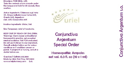 Pill image for Conjunctiva Argentum Special Order