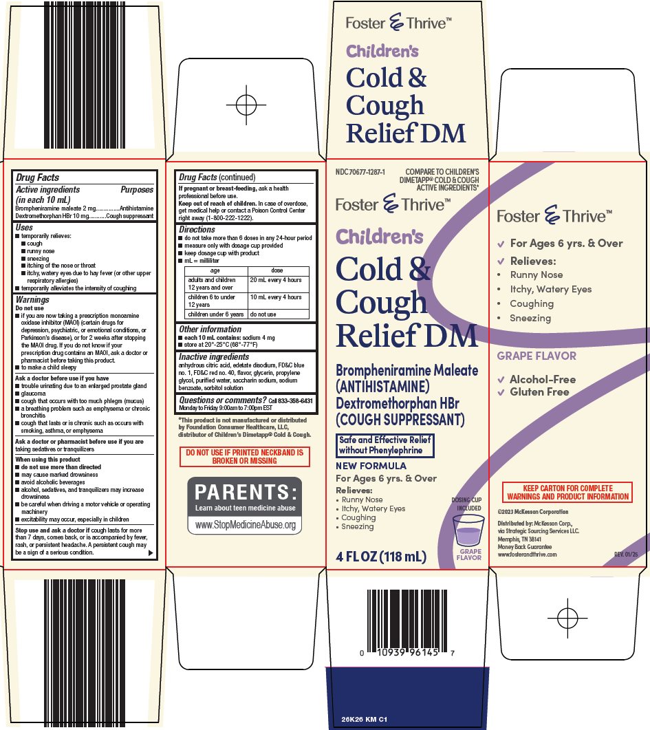 Pill image for Mckesson Children’s Cold & Cough Relief Dm Drug Facts