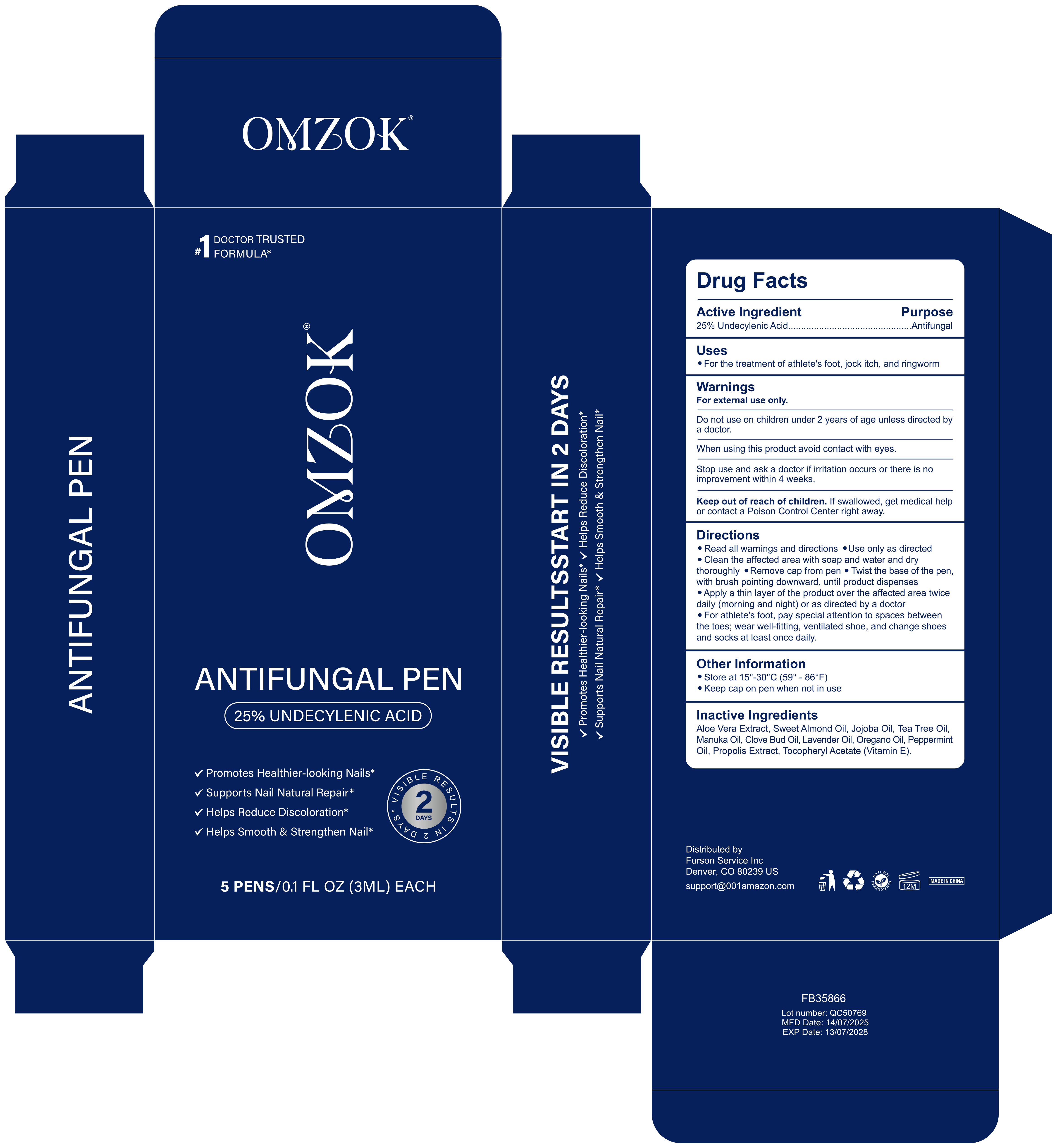 Pill image for 83804-007 Omzok Antifungal Pen