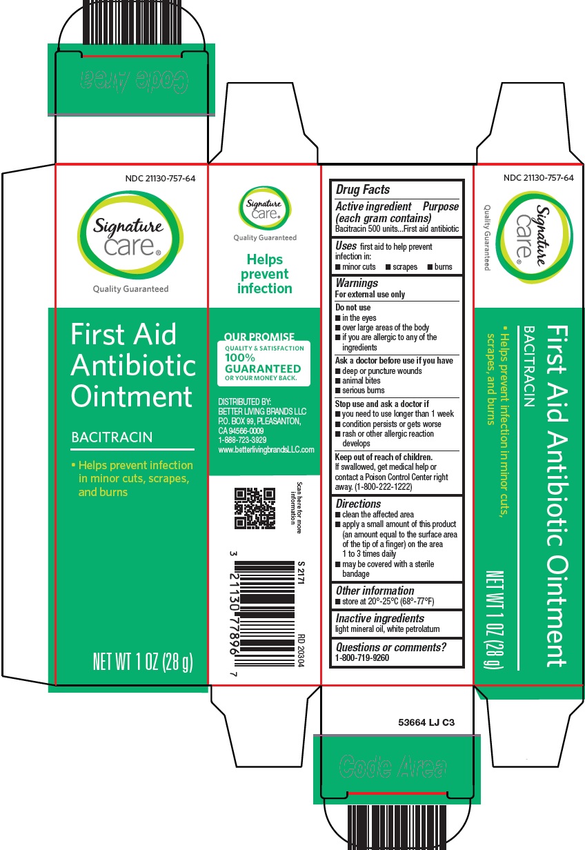 Pill image for Better Living Brands Llc First Aid Antibiotic Ointment Drug Facts