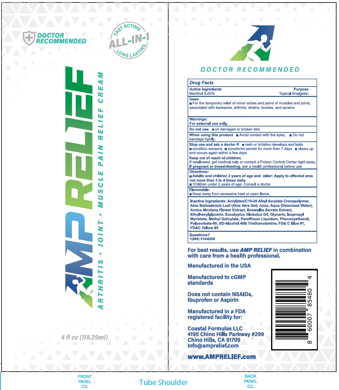 Pill image for Amp Relief Pain Relief Cream