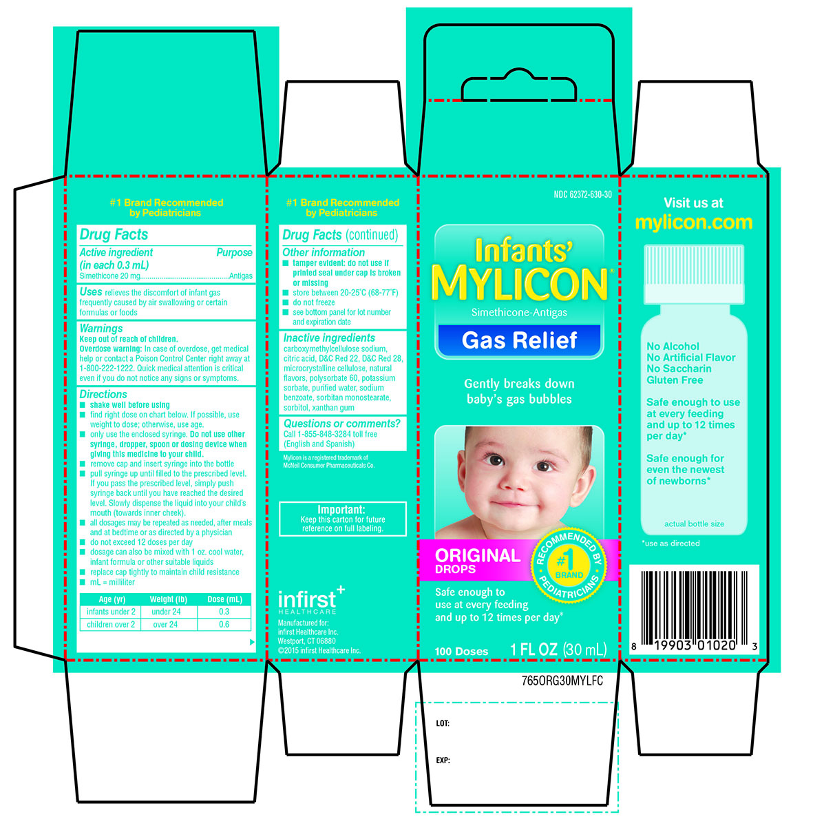 Pill image for Infant’s Mylicon Gas Relief Original
