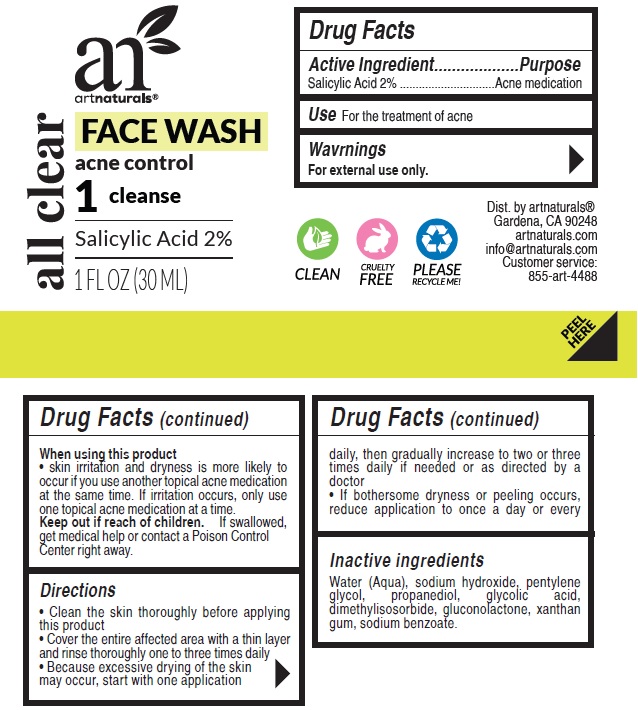 Pill image for All Clear Face Wash Acne Control