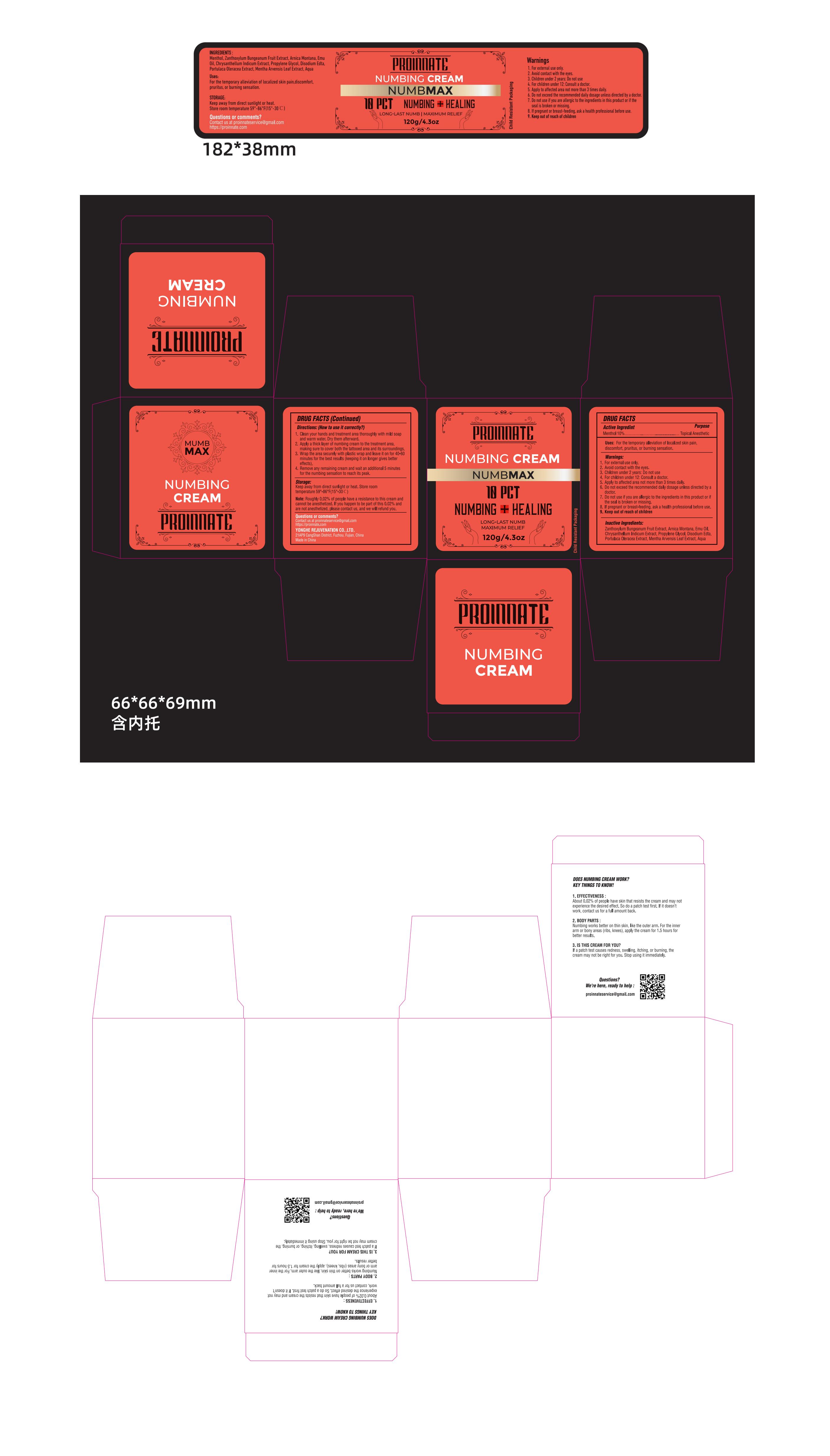 Pill image for Proinnate Numbing Cream