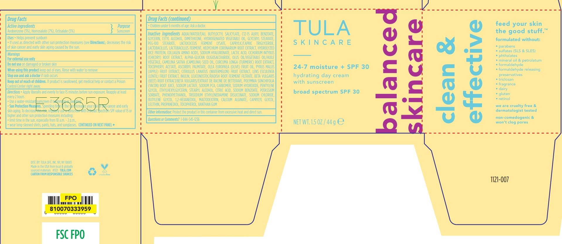 Pill image for Tula 24-7 Moisture Plus Spf 30 Hydrating Day With Sunscreen Broad Spectrum Spf 30