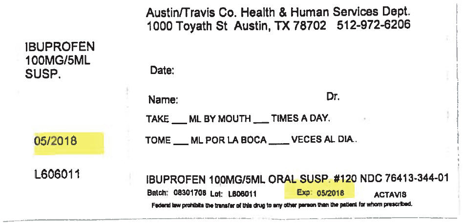 Pill image for Children's Ibuprofen Oral Suspension, Usp