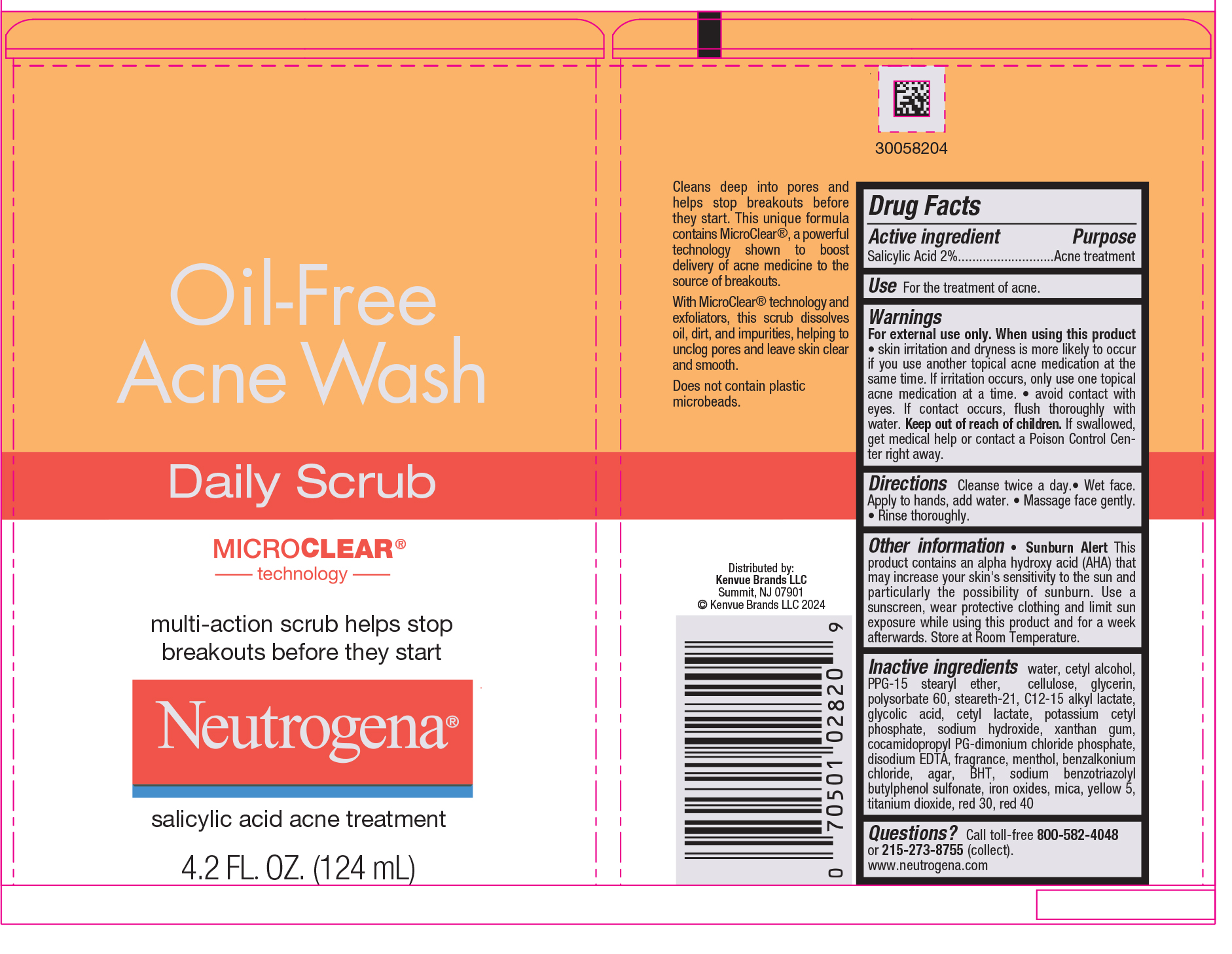 Pill image for Neutrogena® Oil-free Acne Wash Daily Scrub