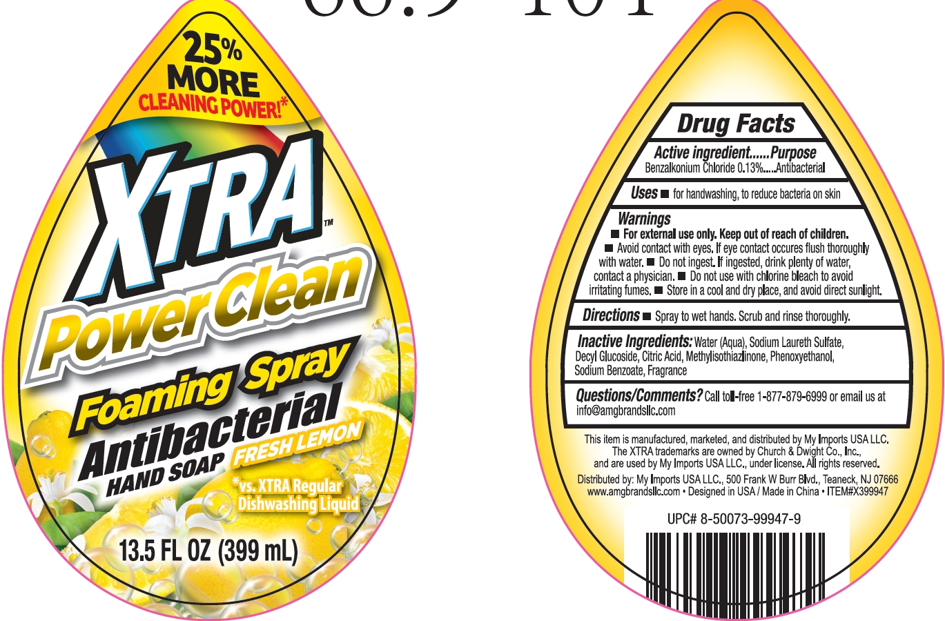 Pill image for Xtra Antibacterial Hand Soap Fresh Lemon