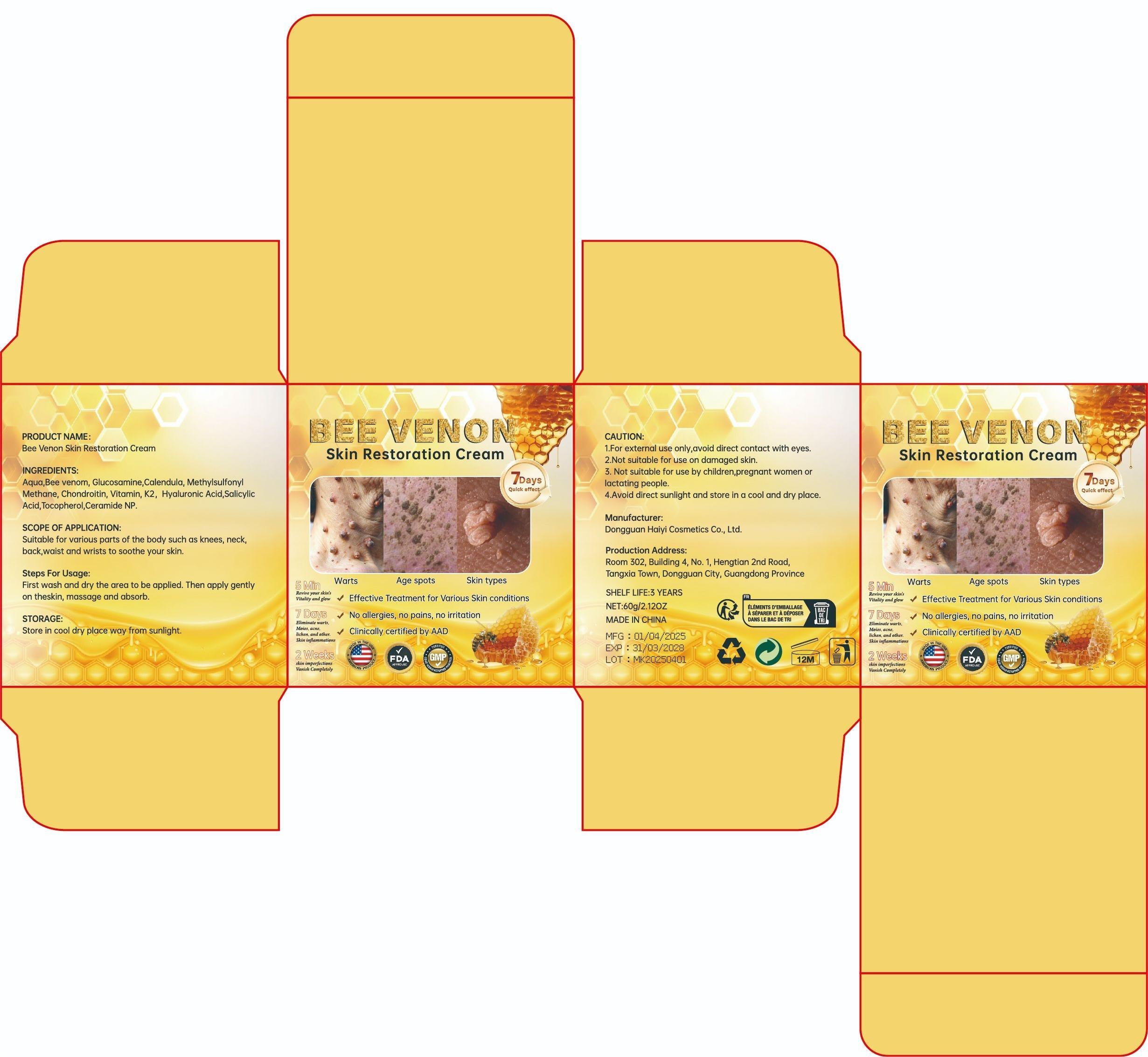 Pill image for 85594-006-01bee Venon Skin Restoration Cream