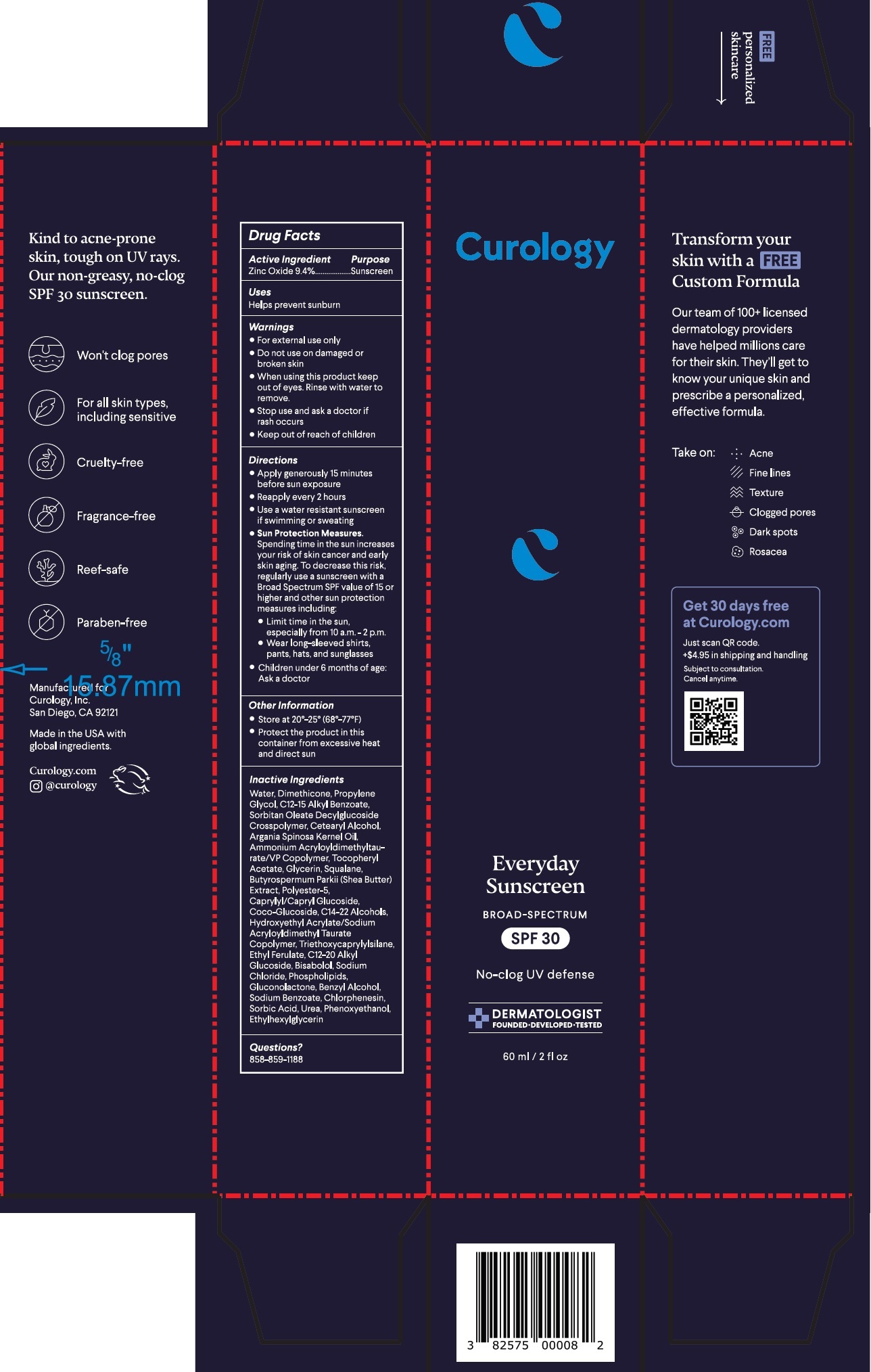 Pill image for Curology Everyday Sunscreen Broad Spectrum Spf 30 No-clog Uv Defense