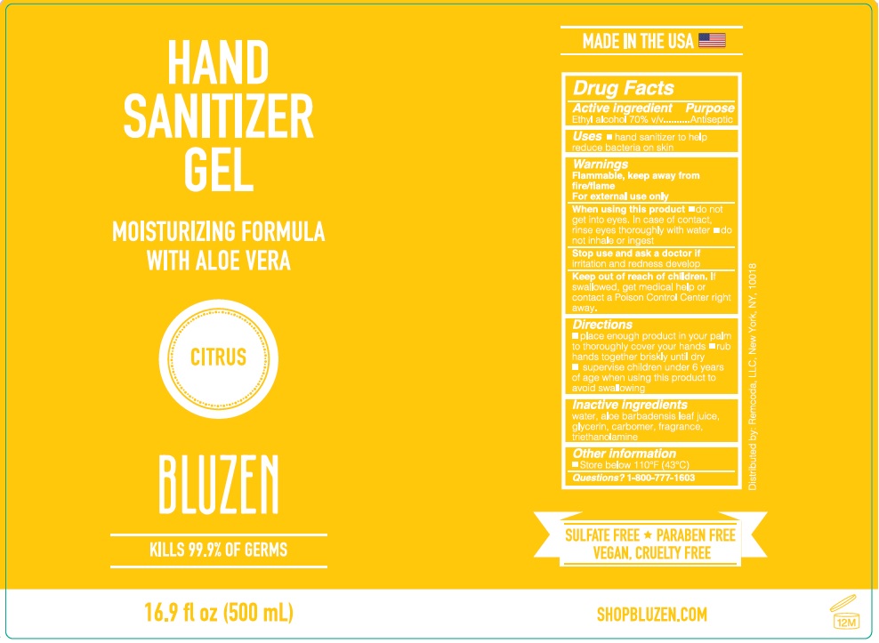 Pill image for Bluzen Hand Sanitizer Gel
