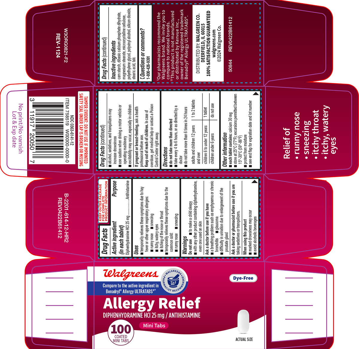 Pill image for Walgreens 44-614-allergy