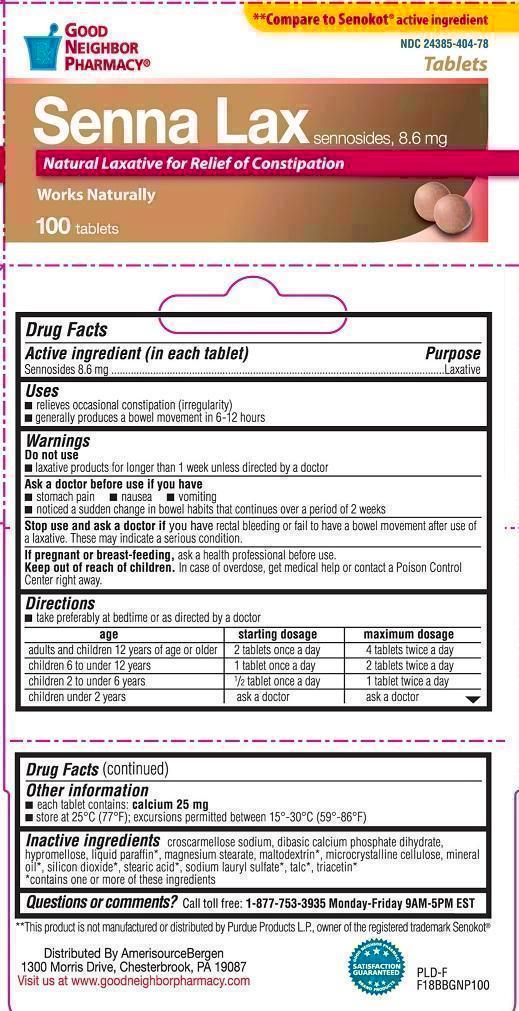 Pill image for Good Neighbor Senna Laxative