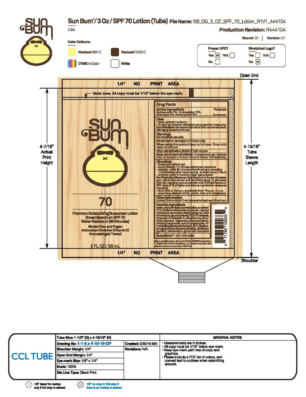 Pill image for Sun Bum 70 Premium Moisturizing Sunscreen - 3 Oz, 8 Oz