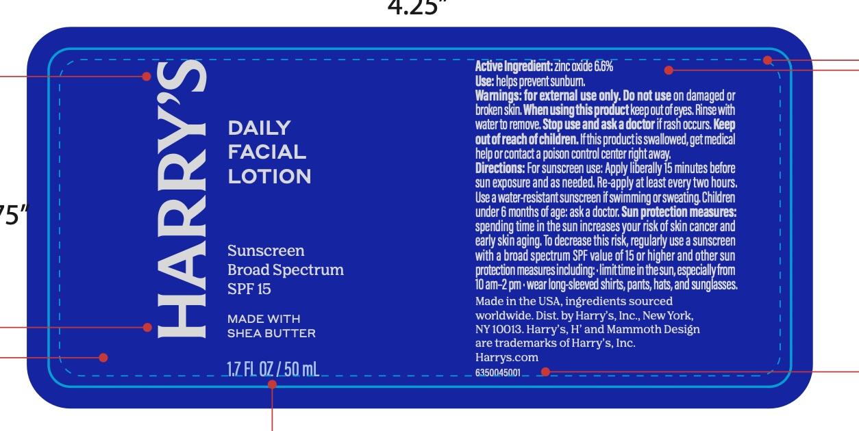 Pill image for Harry's Daily Face Lotion Spf 15