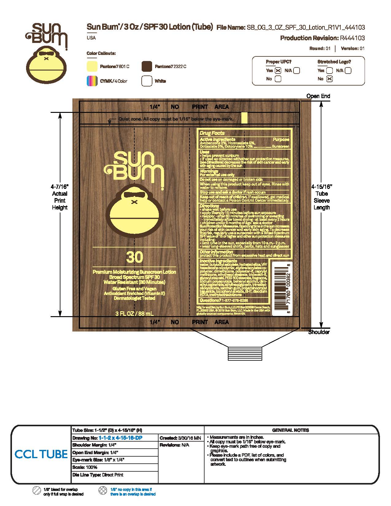 Pill image for Sun Bum 30 Premium Moisturizing Sunscreen