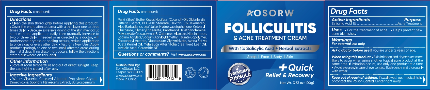 Pill image for initial drug listing - aosorw folliculitis & acne treatment cream