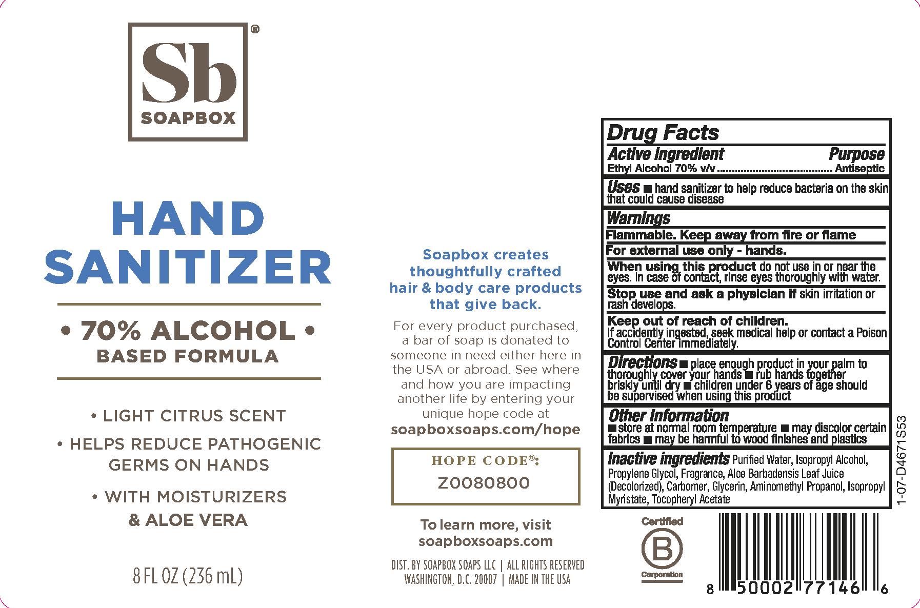Pill image for instant hand sanitizer citrus