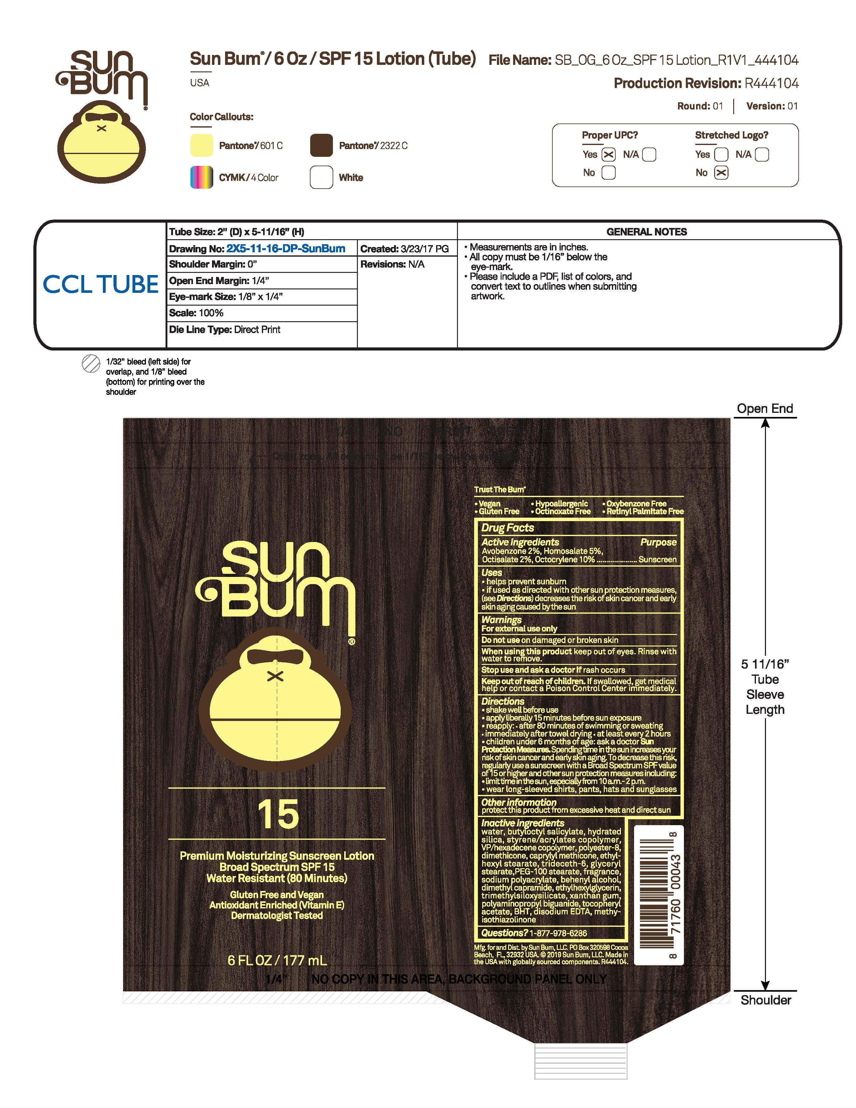 Pill image for Sun Bum 15 Premium Moisturizing Sunscreen - 6 Oz, 8 Oz