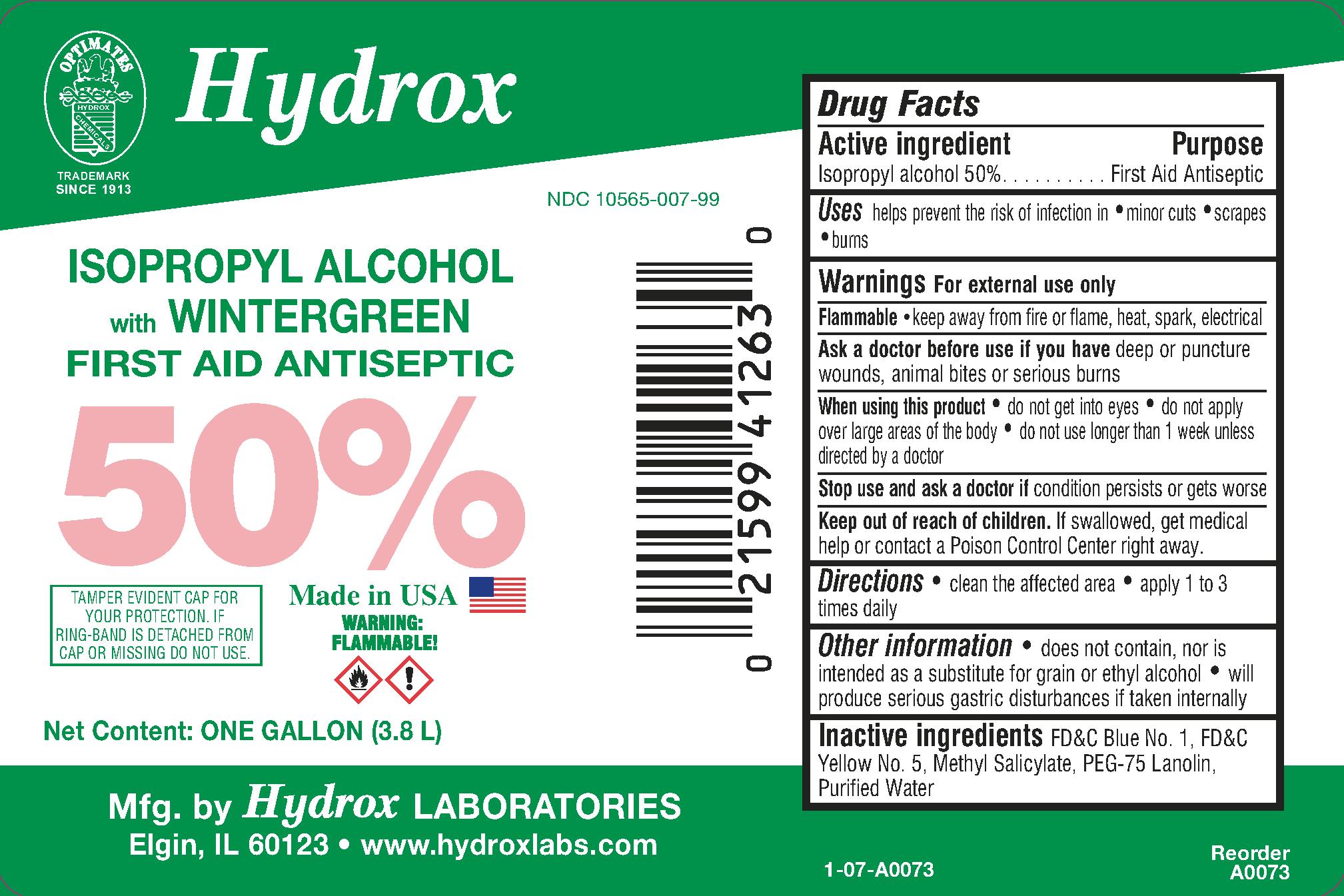 Pill image for Isopropyl Alcohol 50% With Wintergreen