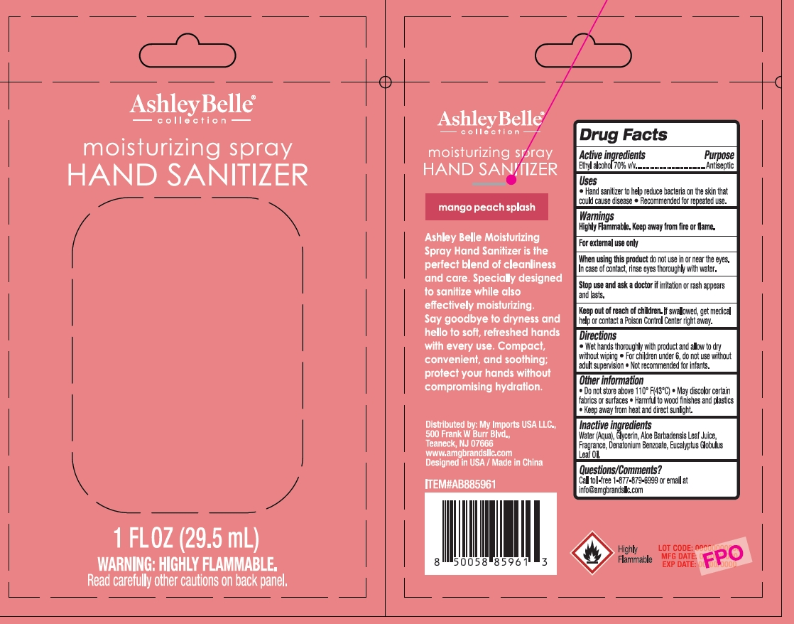 Pill image for Ashleybelle Moisturizing Spray Hand Sanitizer Mango Peach Splash