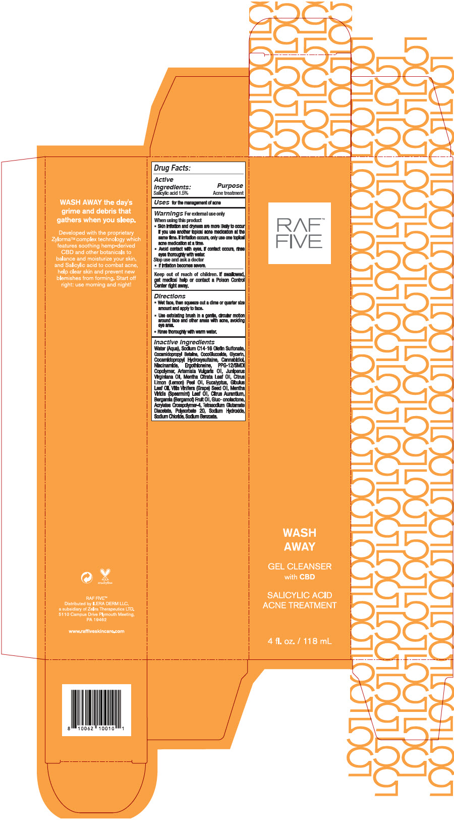 Pill image for Raf™ Five - Wash Away Salicylic Acid Gel Cleanser