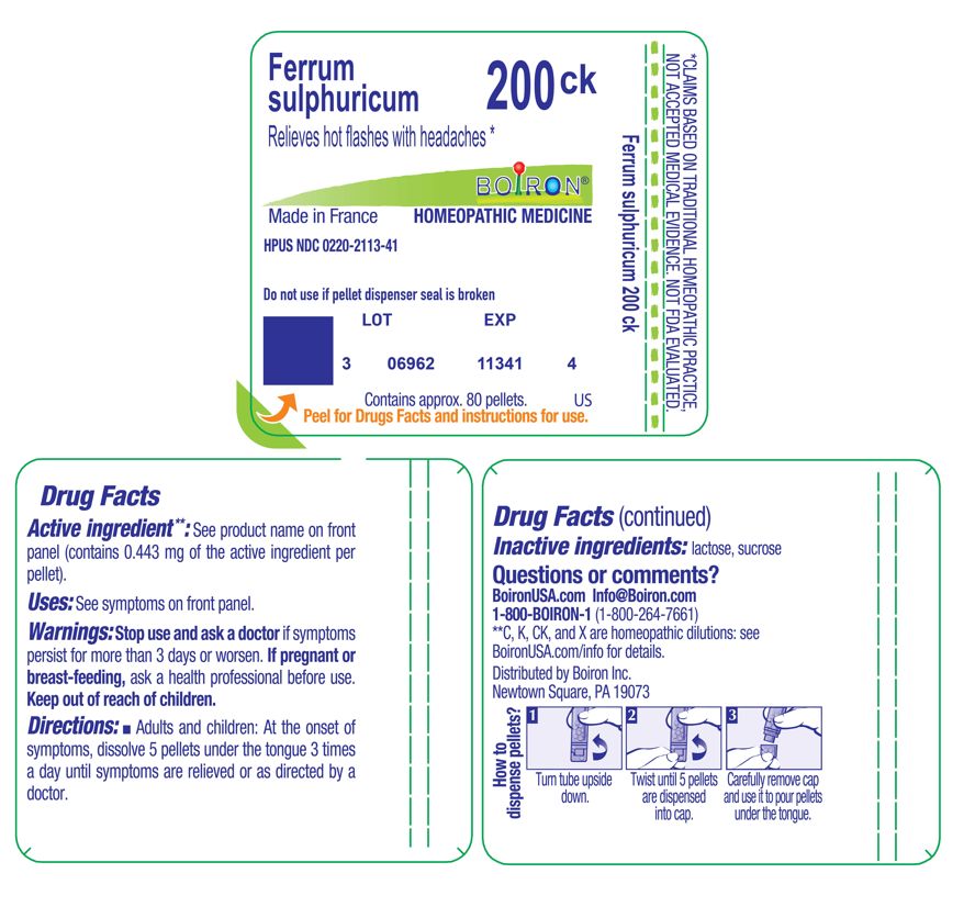 Pill image for ferrum sulphuricum 200ck