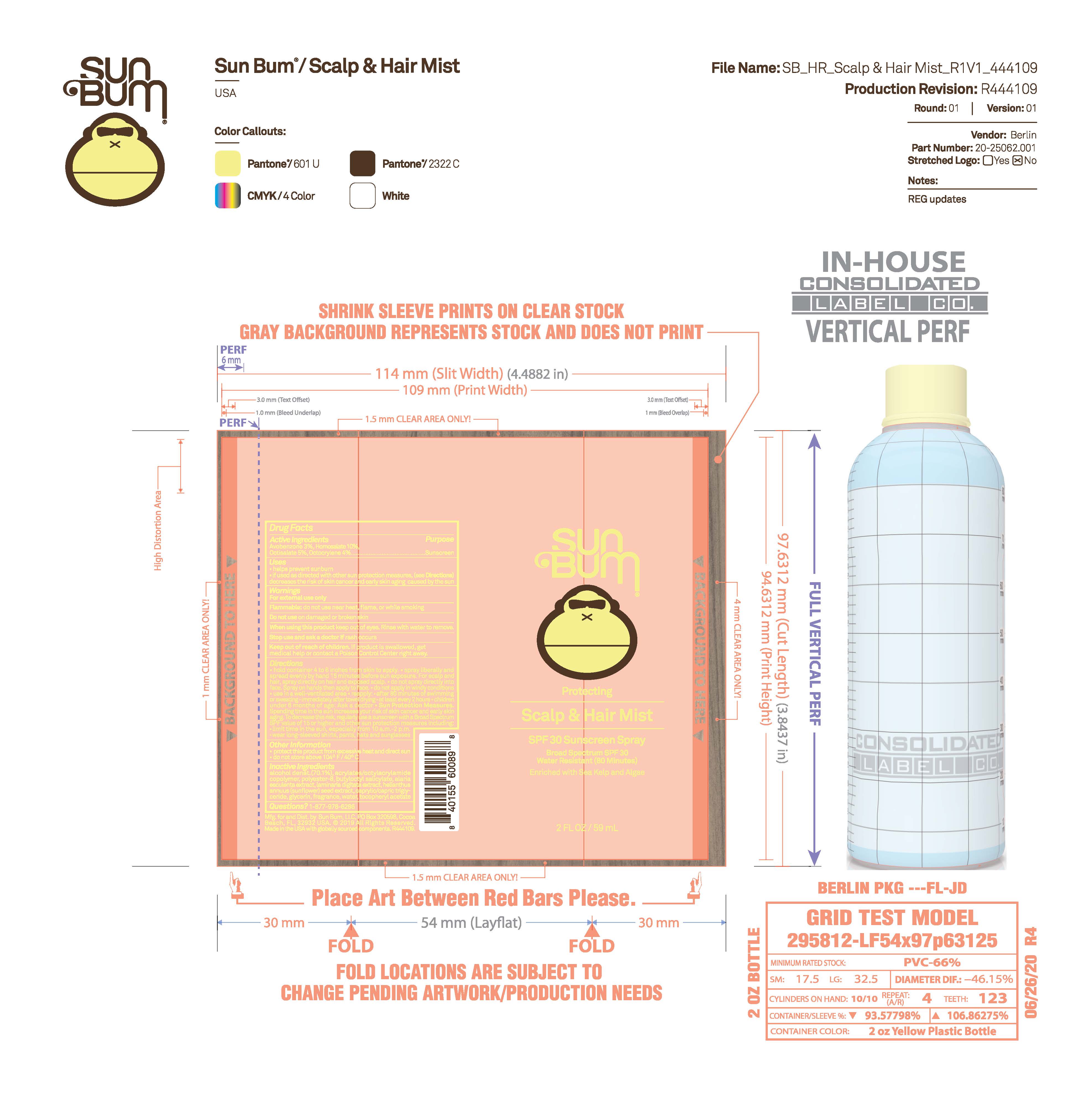 Pill image for Sun Bum Protecting Scalp And Hair Mist Spf 30 Sunscreen