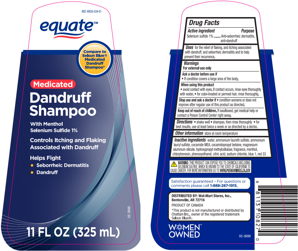 Pill image for Equate™ Medicated Dandruff Shampoo