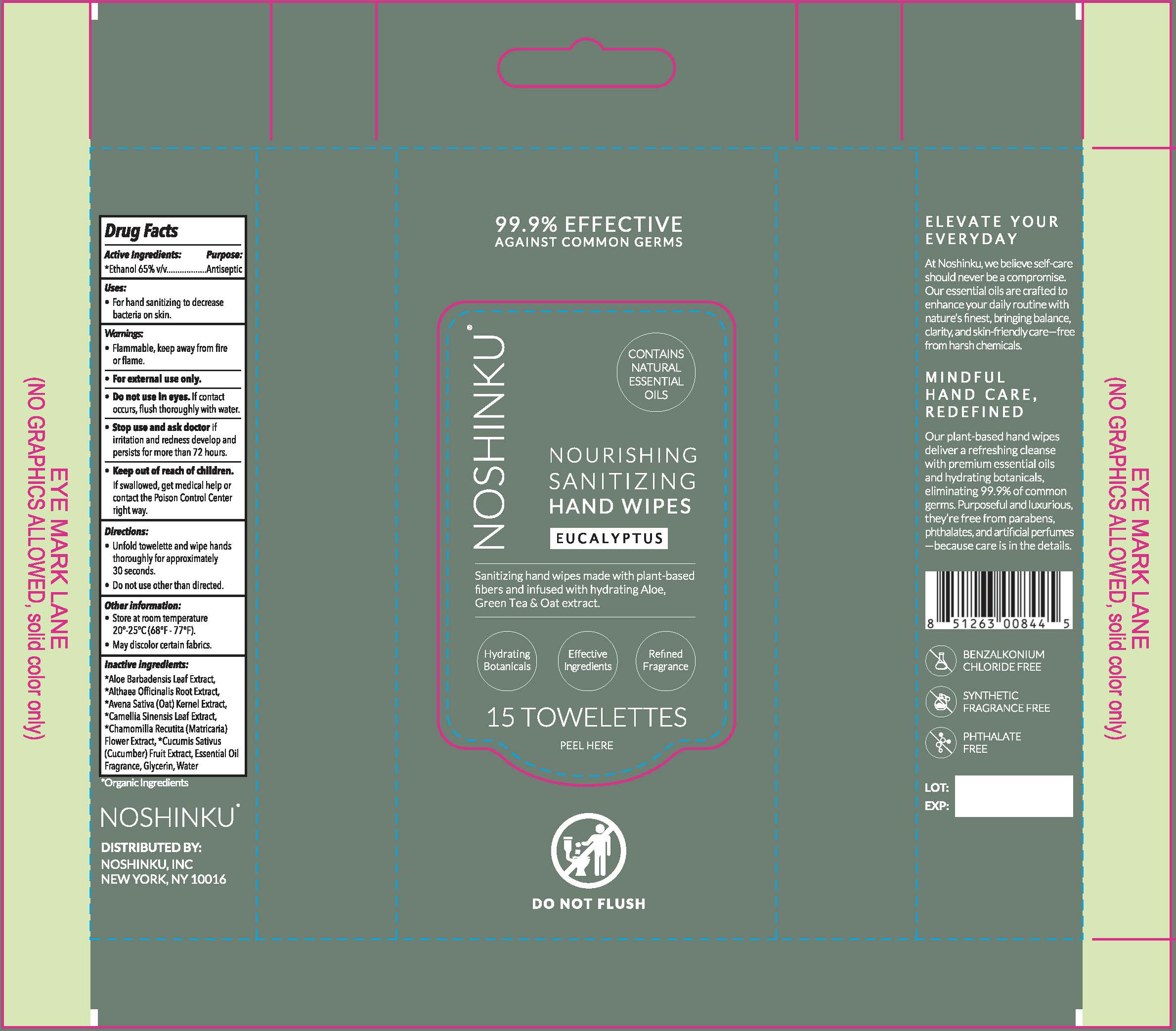 Pill image for nourishing sanitizing hand wipes - eucalyptus 73898-101