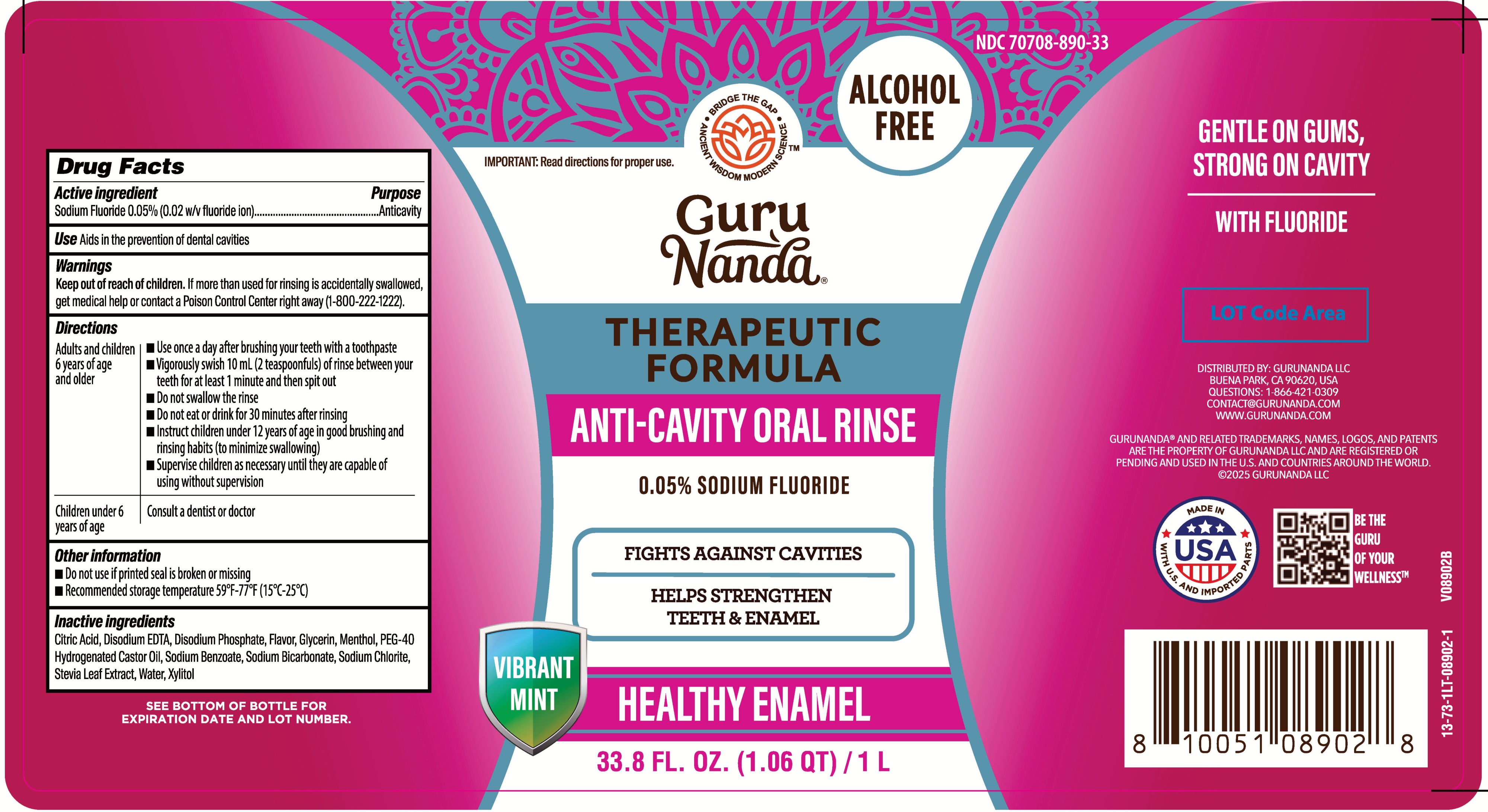 Pill image for Gurunanda Anti-cavity Oral Rinse