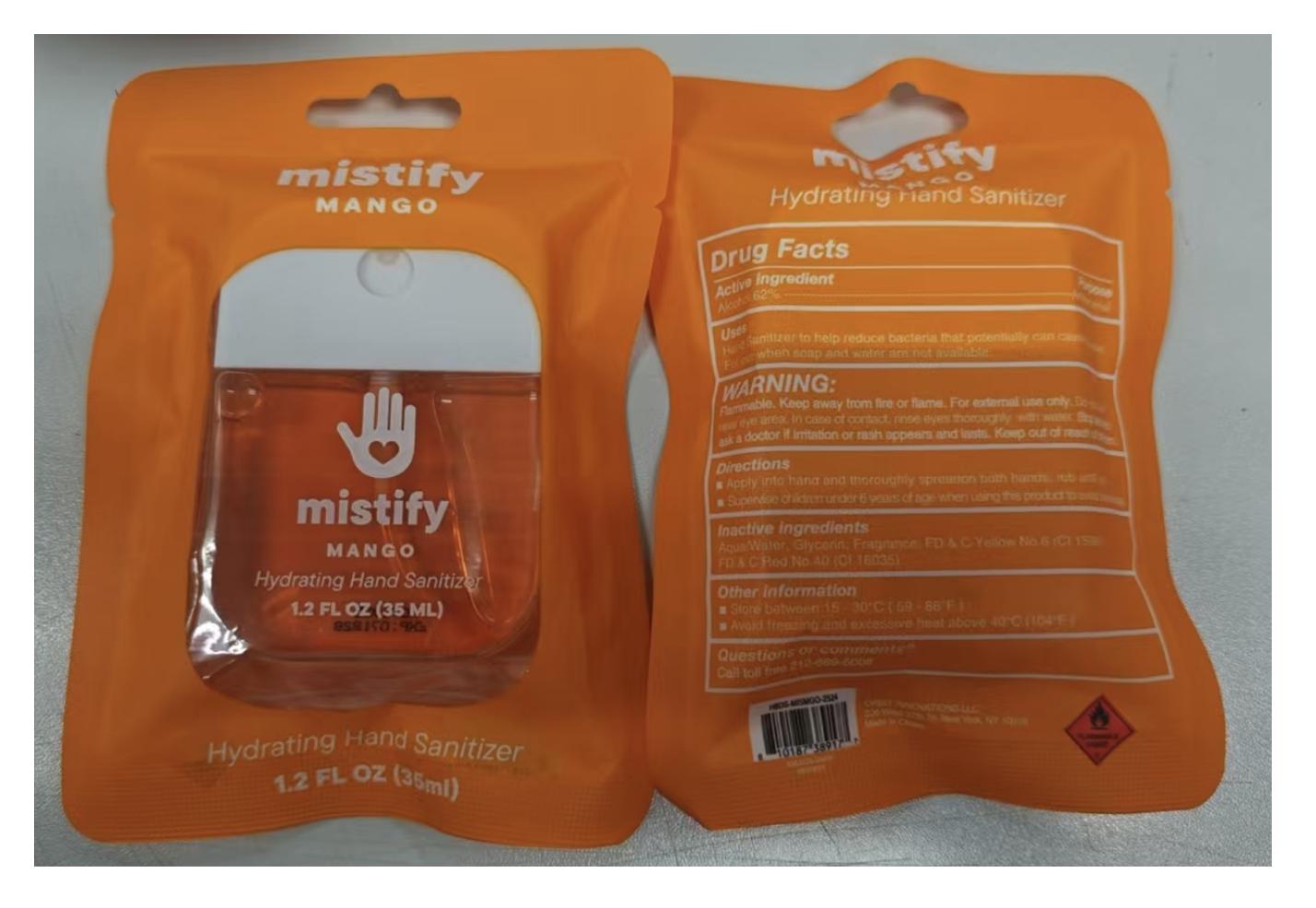 Pill image for Mistify Hand Sanitizer Mango