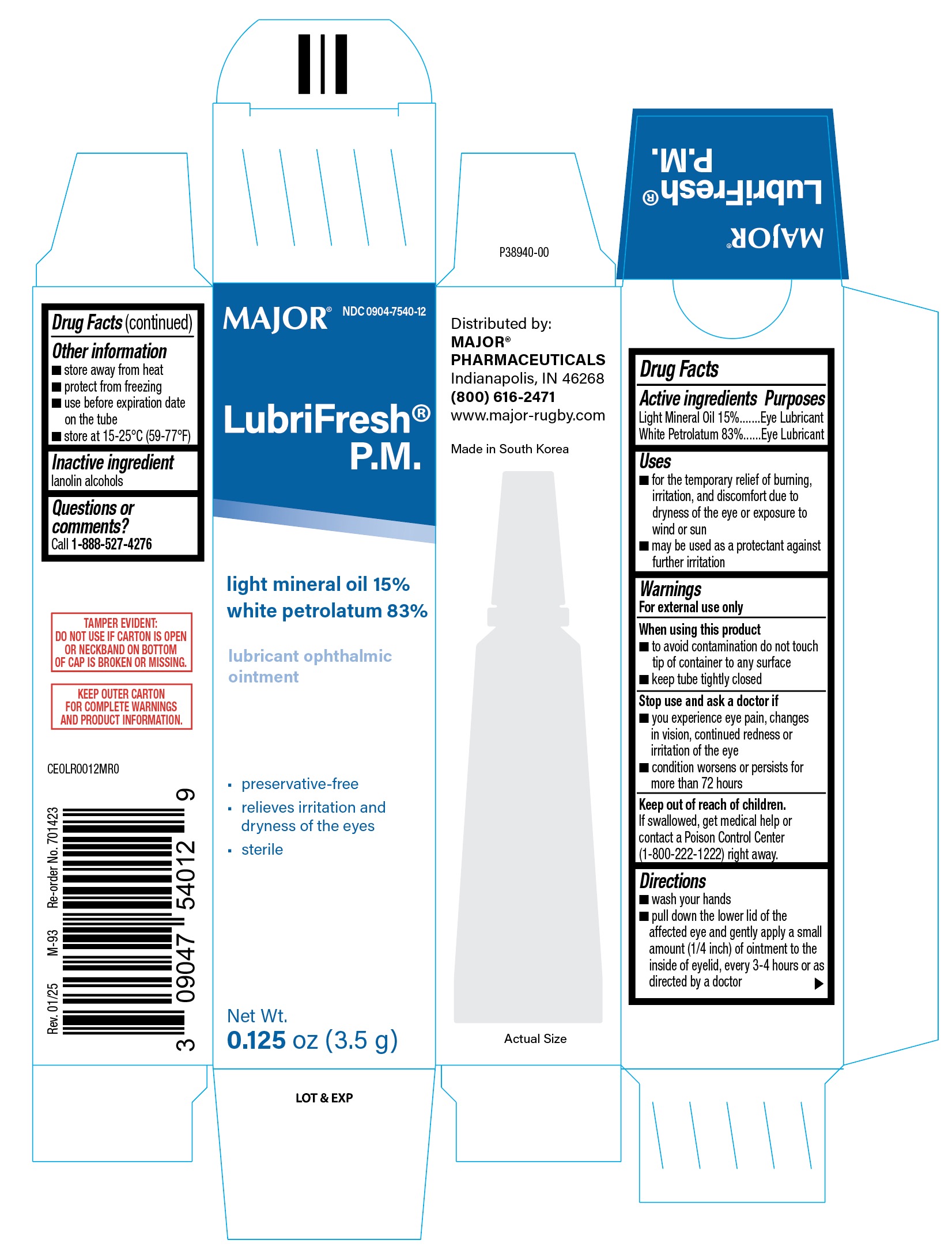 Pill image for Lubrifresh Pm (mfr For Pld)