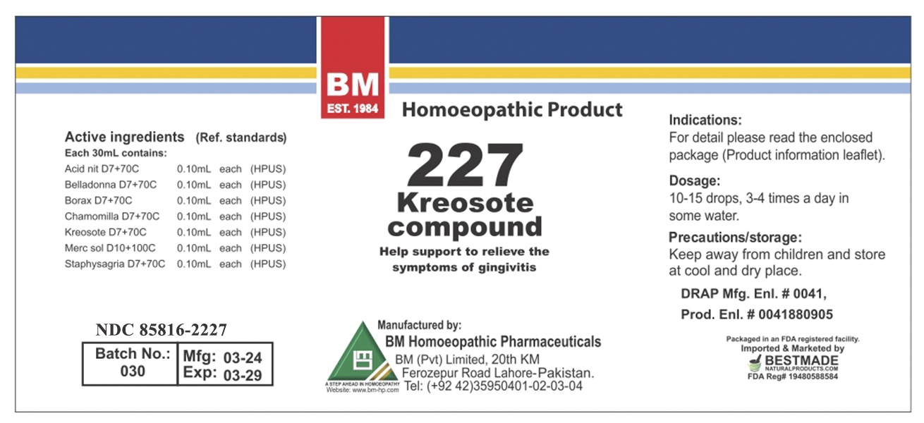 Pill image for Homeopathic Liquid Kreosote/ Bm227