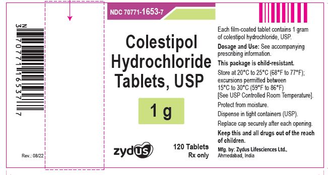 Pill image for Colestipol Hydrochloride Tablets, Usp