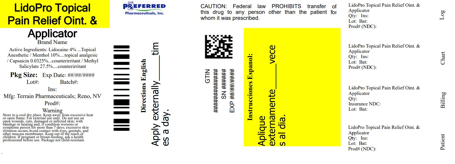 Pill image for Lidopro 4% Ointment