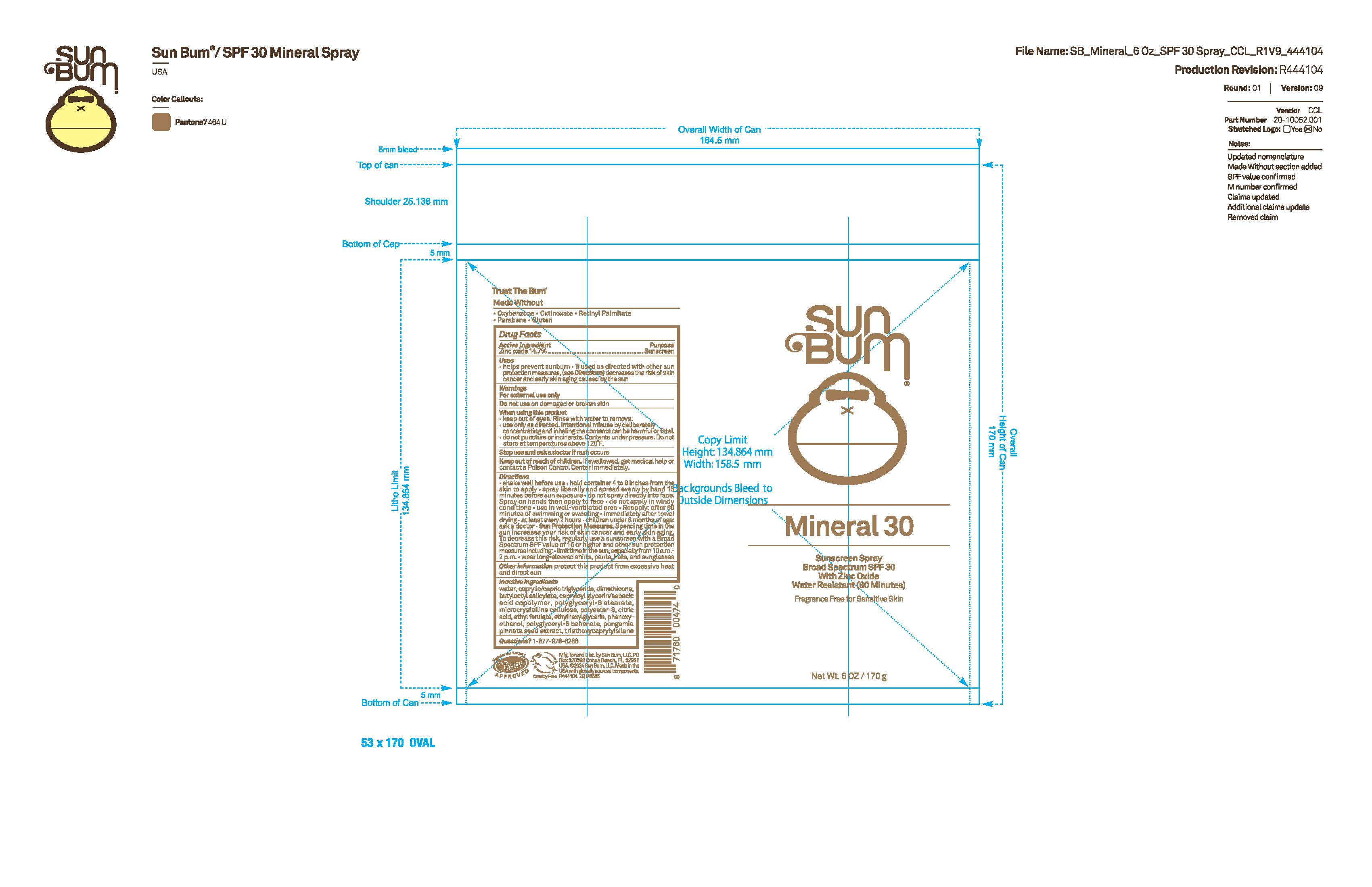 Pill image for Sun Bum Mineral 30 Sunscreen 6 Oz