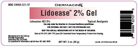 Pill image for Ndc 59088-221 Lidoease™ 2% Gel