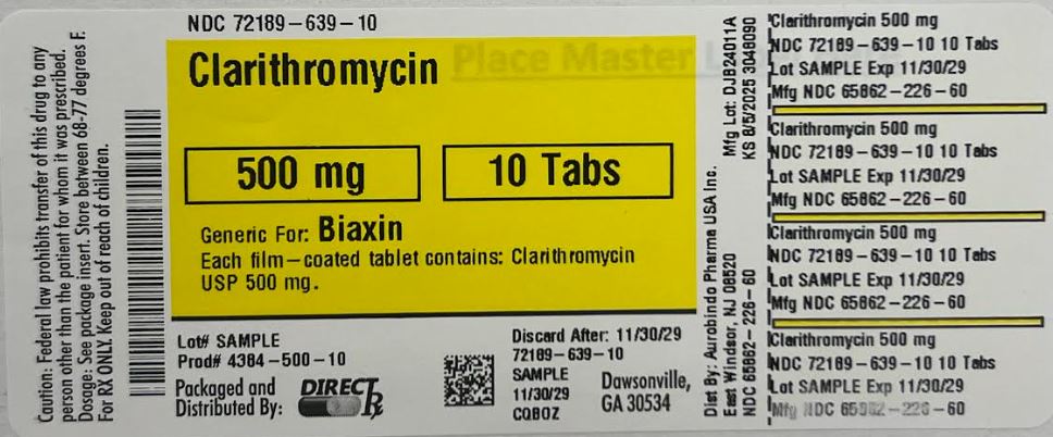 Pill image for Clarithromycin