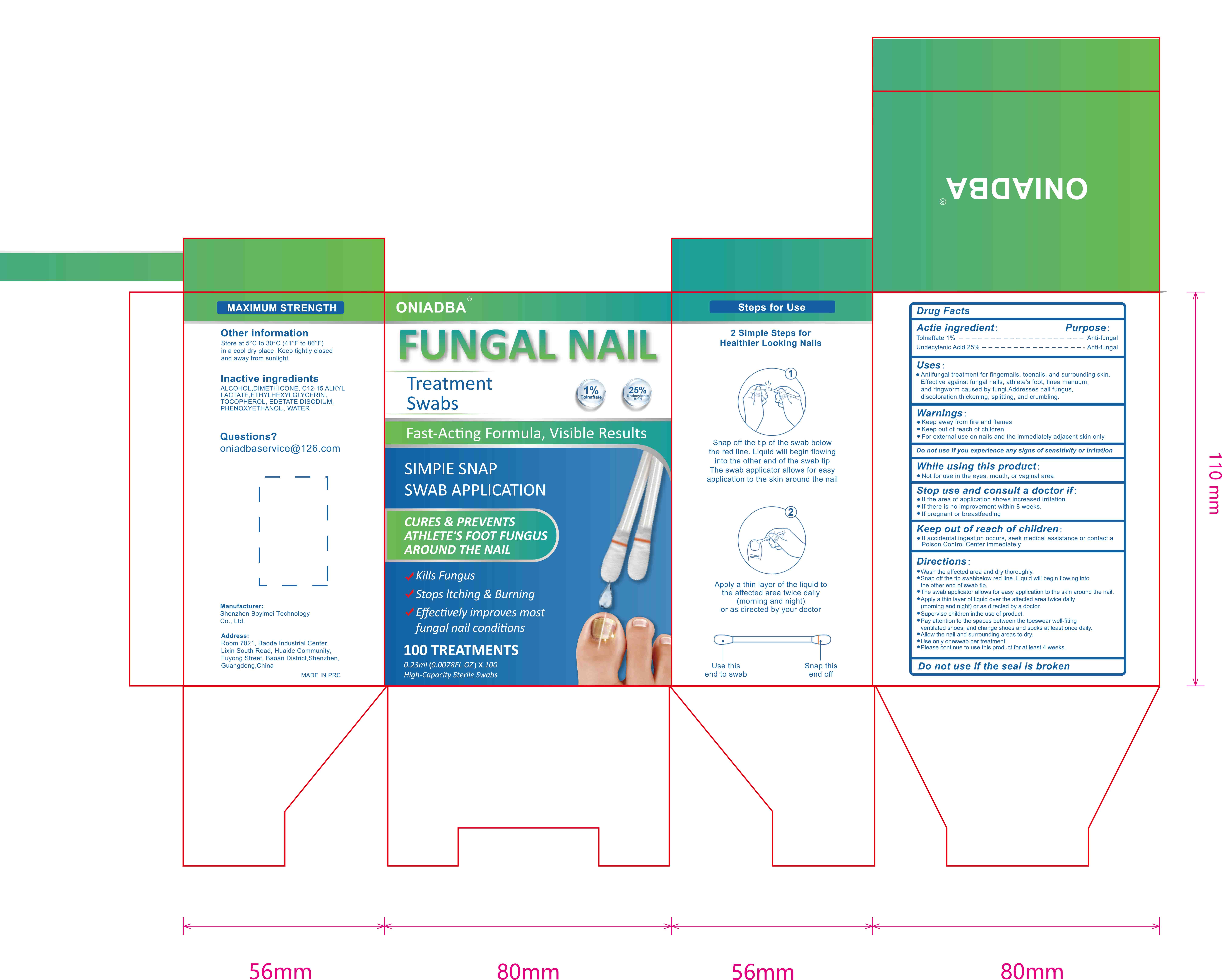 Pill image for 85992-002 Oniadba Fungal Nail Treatment Swabs
