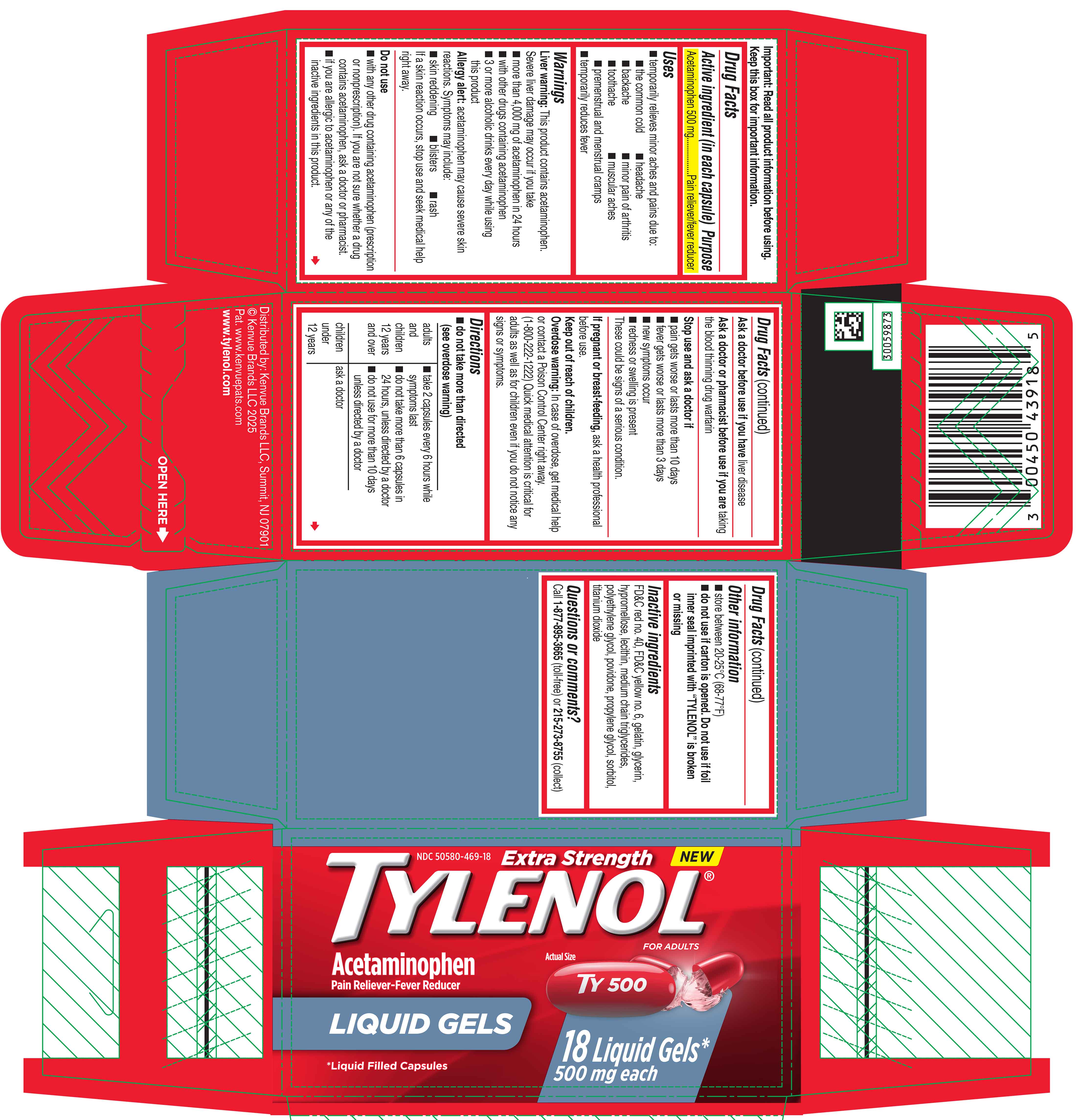Pill image for Tylenol® Extra Strength