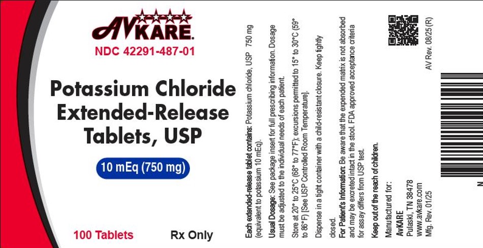 Pill image for Potassium Chloride Extended-release Tablets, Usp