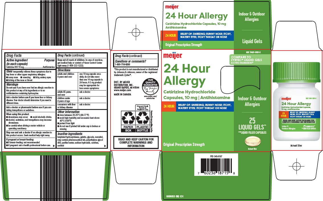 Pill image for Meijer Distribution, Inc. 24 Hour Allergy Drug Facts