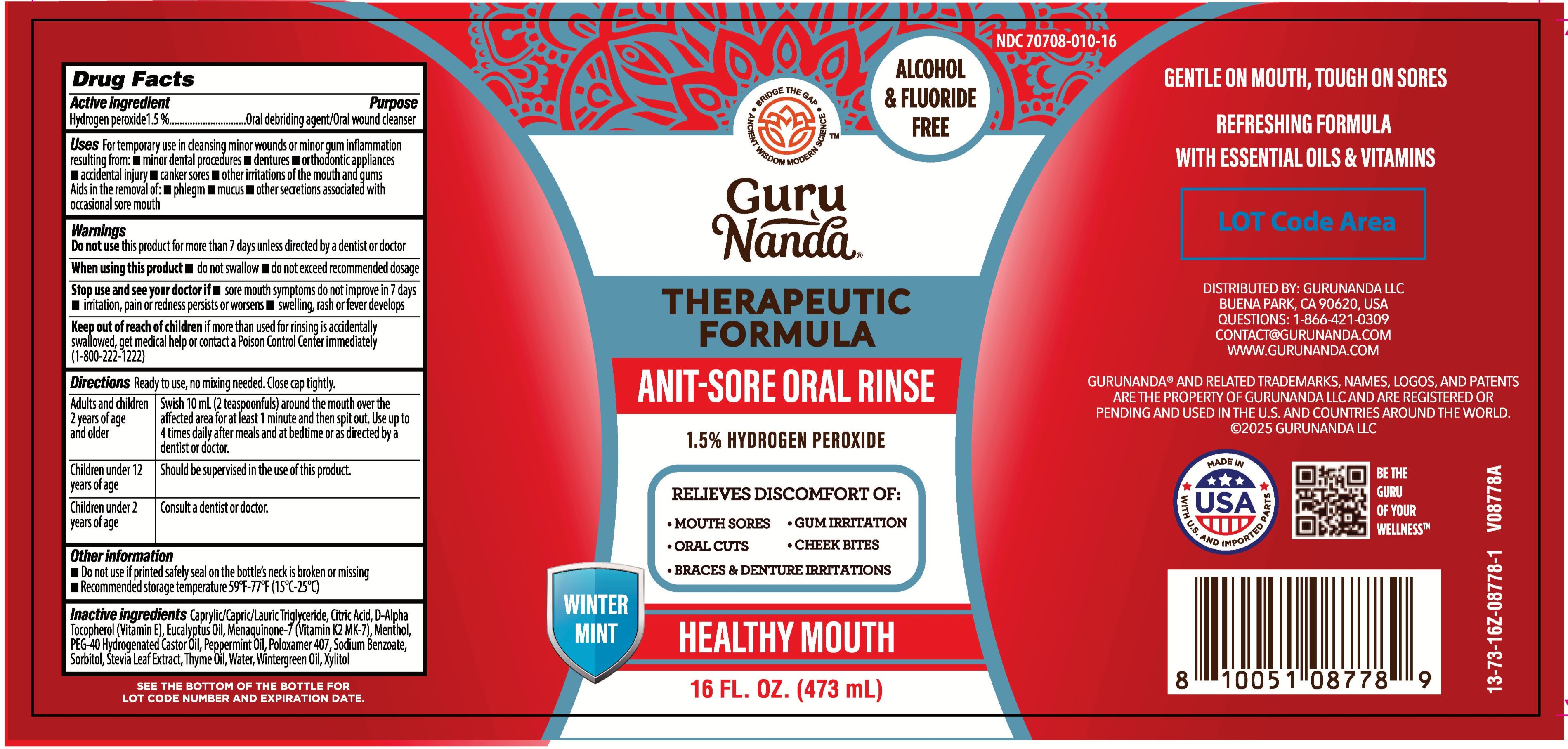 Pill image for Gurunanda Anti-sore Oral Rinse